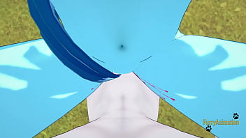 Pokemon Hentai Furry - Point Of View Glaceon titjoob & vaginal by Cinderace